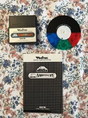 GCE 1983 Vectrex 3D Narrow Escape with Color Wheel And Manual, Very Rare Indeed! - Image 1 of 4