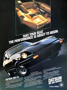 1982 Nissan Datsun ~ Full Page Magazine Print Ad ~ Datsun 280-ZX - Picture 1 of 1