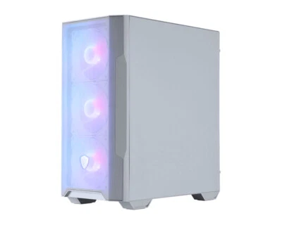 MSI Case PC Midi Tower colore Trasparente, Bianco - MAG FORGE M100R WHITE - Immagine 1 di 2