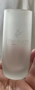 12 REMY MARTIN SHOT GLASSES FINE CHAMPAGNE COGNAC FROSTED ETCHED LOGO 3-1/2" - Picture 1 of 4