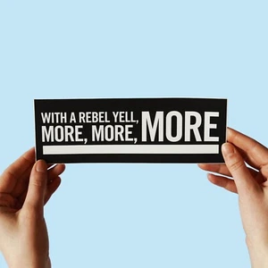 Billy Idol inspired Sticker! 'Rebel Yell', Generation X, Post punk, bumper, - Imagen 1 de 4