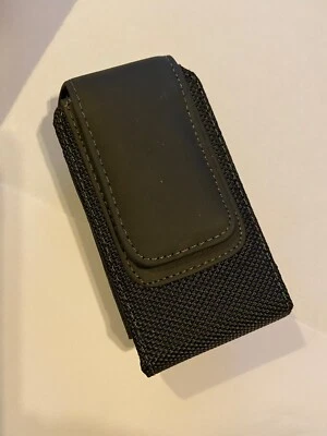 Universal Defy,V70,T20,8310 Leather Pouch with Mag Latch, Belt Clip/Loop Black. - Image 1 of 2