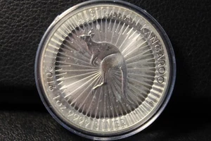 Australian kangaroo One Dollar 2016 9999 Silber one ounce Münze - Bild 1 von 7