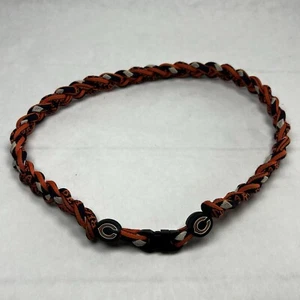 Chicago Bears Da NFL  20” Braided Rope Cord Necklace W/ Buckle Closure - Picture 1 of 5