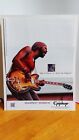 Gary Clark Jr. Epiphone Casino Guitars - Print Ad - 11 X 8.5   8