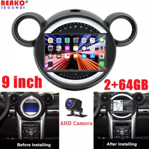 9" 2+64G CarPlay Für BMW Mini Cooper R56 R60 2007-2013 AutoRadio Stereo Nav - Bild 1 von 13