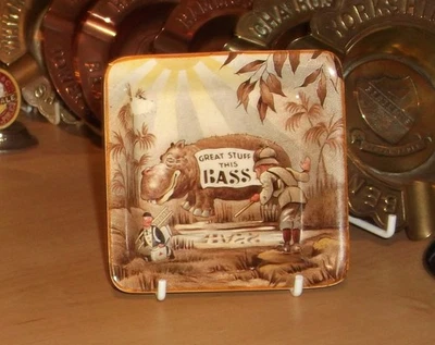 1930's GREAT STUFF THIS BASS.. CERAMIC ASHTRAY..NEWHALL..HIPPO. - Image 1 of 2