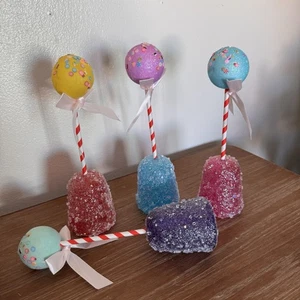 Gota de goma brillante para vacaciones pastel pop fiesta decoración de Navidad 11"" - Imagen 1 de 6