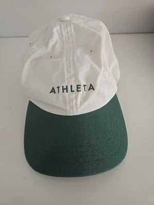 Gorra de béisbol con logotipo de ATHLETA para mujer-estilo camionero-sombrero blanco-VERDE talla única nueva con etiquetas Foto 1 de 4