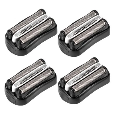 4 testine di rasatura cassetta rasoio per Braun 32B 32S Series 3 310S 340S 3000S 350CC - Immagine 1 di 4