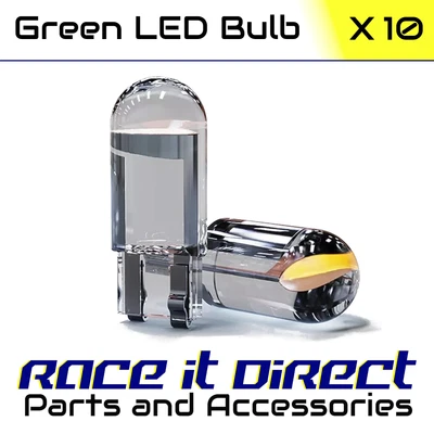 LED Side Light Bulb for Kawasaki VN1700G Vulcan Cl LT 2009-2010 Green X 10 — 第 1/4 张图片