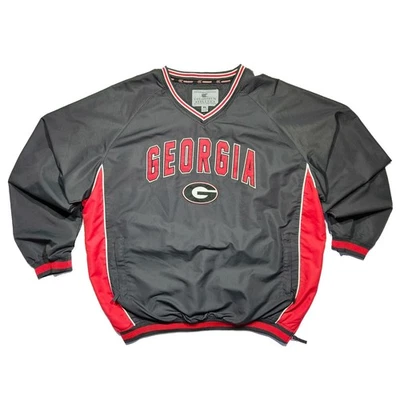 Georgia Bulldogs Jacket Mens XL NCAA Football Pullover Colosseum Athletic - Image 1 of 4