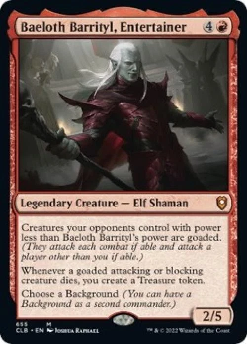 Baeloth Barrityl, Entertainer -Foil Light Play MTG - Image 1 of 1