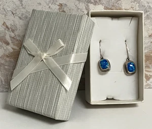 Feueropal & Sterlingsilber Ohrhänger signiert - Bild 1 von 5