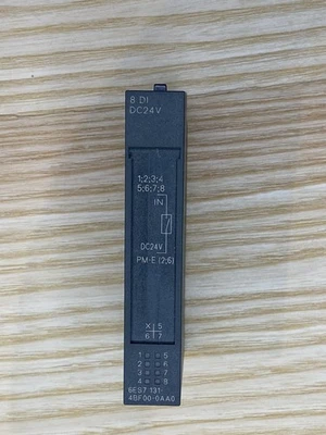Siemens SIMATIC 6ES7 131-4BF00-0AA0 ET200S 8DI Eingangsmodul 24V gebraucht OK - Bild 1 von 2