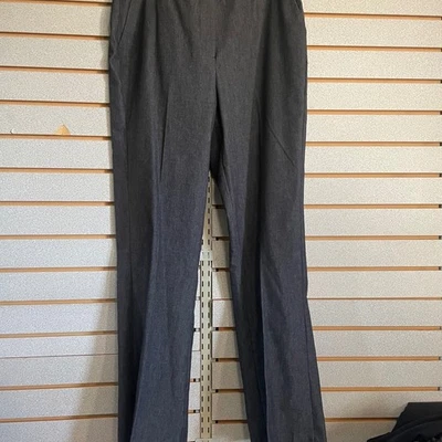 Pantalones de vestir negros elásticos Ingredientes para mujer talla 10 carrera oficina Foto 1 de 4