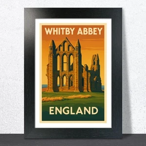 Póster de viaje Whitby Abbey - Imagen 1 de 7