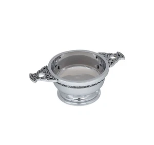 5 Zoll verchromt traditionell schottisch keltisch Toasten Feier Quaich - Bild 1 von 1