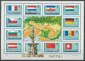Ungarn 1977 Donaukommission Schiffahrt Block 128 A postfrisch (C92541) - Picture 1 of 1