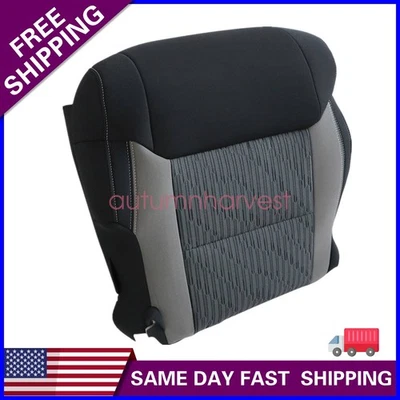 Cubierta de asiento de tela inferior lateral del pasajero negra para Toyota Tundra 2014 2015 2016 Foto 1 de 4