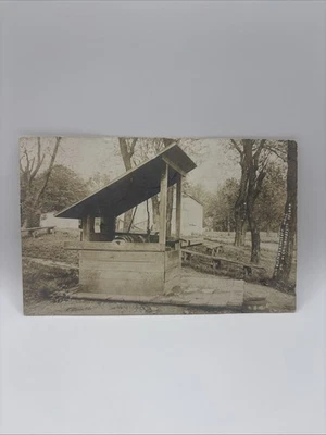 Parkersburg WV, Old Blennerhassett Well, West Virginia Vintage RPPC Postcard - Image 1 of 4