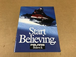 Vintage Polaris "Start Believing" Dealership Salesman Brochure - Foto 1 di 5