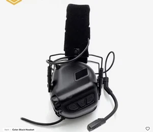 EARMOR M32 MOD4 Shooting Earmuffs Tactical Noise Reduction Headset with Helmet A - Picture 1 of 5
