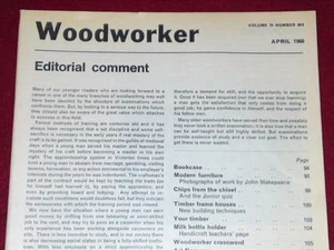 WOODWORKER - TIMBER FRAME HOUSES - April 1966 Vol 70 # 869 - Bild 1 von 1