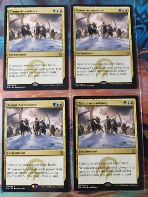 MTG Temur Ascendancy x4 Khans of Tarkir LP - Image 1 of 2