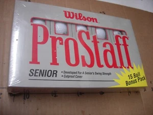 PM Wilson ProStaff Senior Golfbälle 15 Bälle Bonus Pack weiße Bälle - Bild 1 von 2