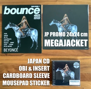 LAST JAPAN PROMO 24x24cm MEGAJACKET + CD w STICKER+MAG! BEYONCE RENAISSANCE 2022 - Picture 1 of 12