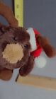 Plush Santa Clause Moose Toy 4" #1418L158