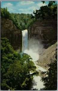 Postcard Ithaca New York Taughannock Falls Finger Lakes Cayuga Valley - Picture 1 of 2