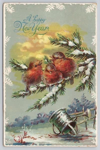 Postcard A Happy  New Years - Picture 1 of 2