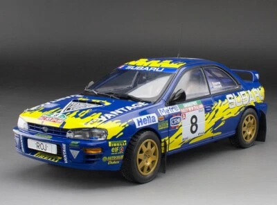 Sunstar 1/18 Subaru 555 - #8 P.Bourne/G.Vincent -Rally of New Zealand 1997- 5528 - Image 1 of 4