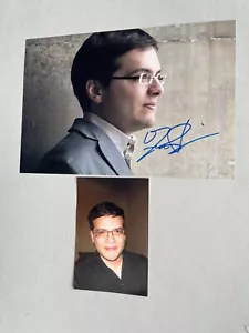 FRANCESCO PIEMONTESI Schweizer Pianist persönlich signiertes Foto 8x12 Autogramm + Foto - Bild 1 von 1