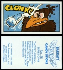 Barratt Bananaman #25 Basset Candy 1985 Card