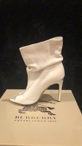 burberry peep toe booties