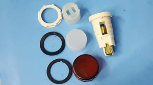 1 pc- Panel Indicator, RED, SR6012, TE CONNECTIVITY, Light Pilot Reliant'22 RND - Picture 1 of 2