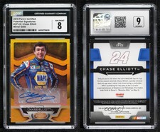 2016 Certified Mirror Gold /15 Chase Elliott #CP-CE CGC 8 Rookie Auto RC
