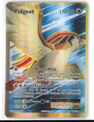 Pokemon Card TCG - Pidgeot EX 104/108 Full Art Ultra Rare XY Evolutio NM 0321#16 - Image 1 of 2