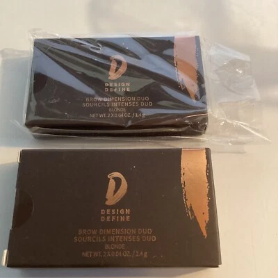 Design Define Blonde Brow Dimension Duo 2 x 0.04 oz  Sealed Free Shipping!!!! - Image 1 of 4