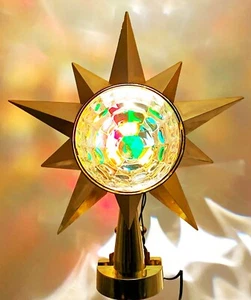 Celestial Star Tree Topper Nostalgic Kurt Adler Early Years w/ Box Works - VIDEO - Picture 1 of 23