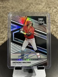 Anthony Walters 2020 Panini Elite Extra Edition Signatures Auto #91 Mets Rookie - Picture 1 of 2
