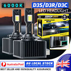 2X Led Headlight Bulbs D3s D3r Bright White Coversion Kit Globes Hid Xenon 250W