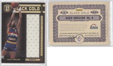 2011-12 Panini Gold Standard Black Gold Threads /25 Alex English #BG-94 HOF