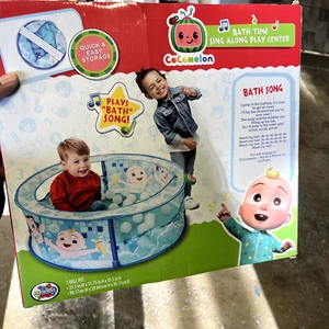CoComelon Musical Pop Up Ball Pit Tent with 20 Play Balls, Children Ages 3+ Bath - Picture 1 of 3