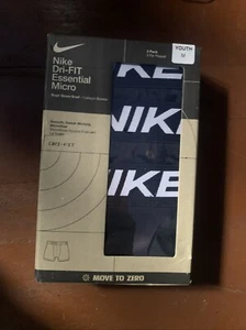 Nike Boys Dri-FIT Micro Essential Boxer Briefs 3 Pack Youth Size Medium - Picture 1 of 1