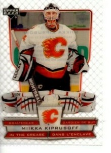 2007-08 McDonalds Upper Deck In The Crease # ICMK Miikka Kiprusoff - Clear Cut