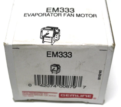 Двигатель вентилятора испарителя холодильника EM333 от GEMLINE - Изображение 1 из 3
